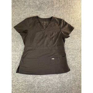 Grey's Anatomy womens size Large Scrubs V-Neck short sleeve style #14261